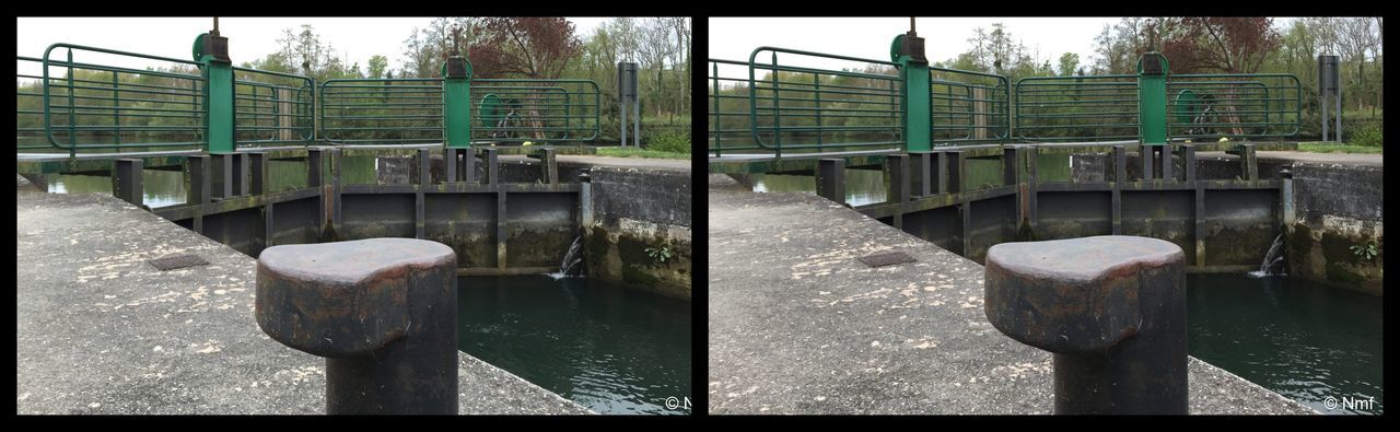 VIEW OF BUILT STRUCTURE WITH WATER