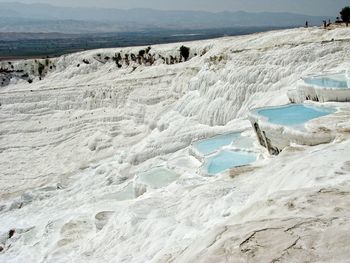 Scenic view of mountain range