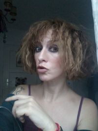 Portrait of beautiful woman at home