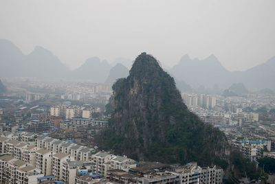 Aerial view of a city