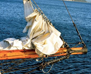 Boats in sea