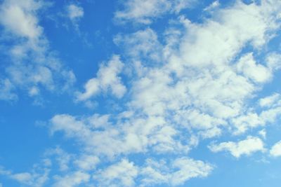 Low angle view of cloudy sky