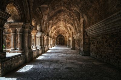 Corridor of old building