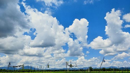 Panoramic view of landscape against sky