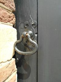 Close-up of metal object
