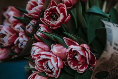 Close-up of rose bouquet