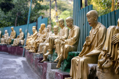 Statues at temple