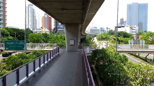 View of bridge in city