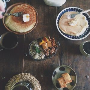 Close-up of meal served in plate