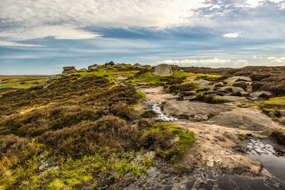 Scenic view of landscape against sky