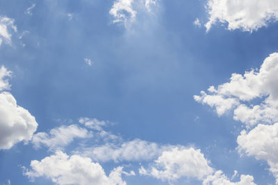 Low angle view of clouds in sky
