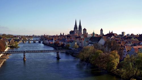 View of city at waterfront