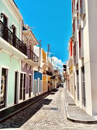 Streets or old san juan puerto rico