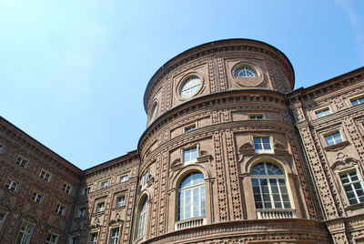 Low angle view of historical building