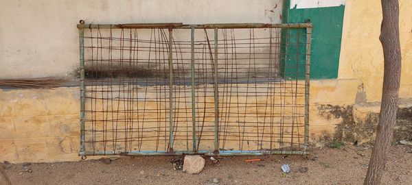 Weathered wall of old building