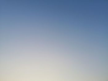 Low angle view of clear sky