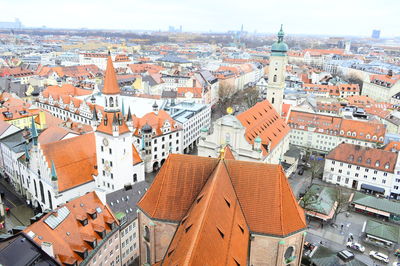 Munich as seen from a bird's eye