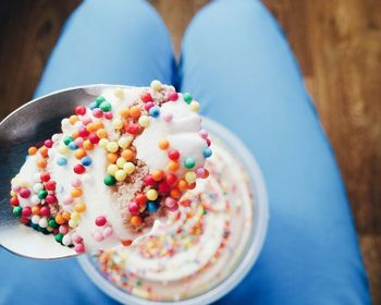 Close-up of ice cream