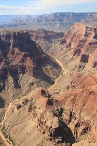 Scenic view of mountain range