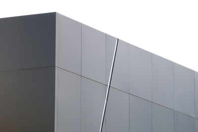 Low angle view of building against clear sky