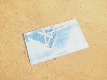 Close-up of sand on beach