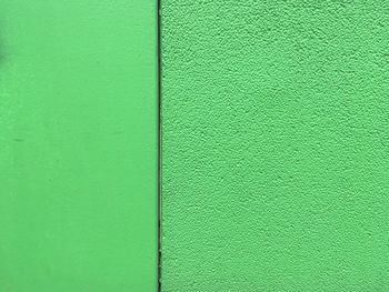 Full frame shot of green wall