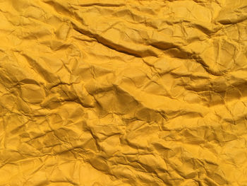 Full frame shot of yellow paper