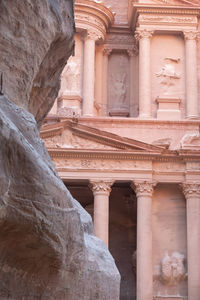 Low angle view of historical building