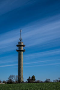 Danish national radio chainlink tower at juelsminde