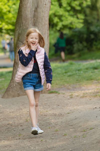 Portrait of a smiling girl