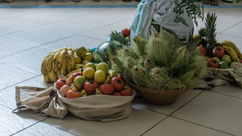 Fruits on table