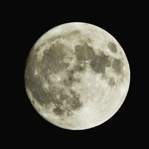 Close-up of moon against black background