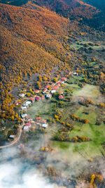 High angle view of landscape