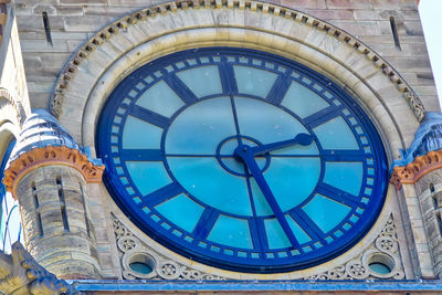 Low angle view of clock tower