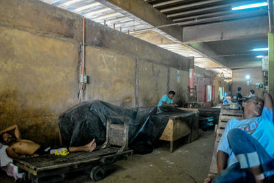 Man working in factory