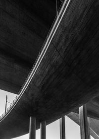 Low angle view of bridge against sky