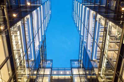 Low angle view of modern building