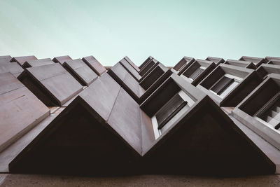 Modern building against clear sky