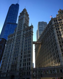 Low angle view of modern office building