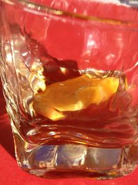 Close-up of drink on table