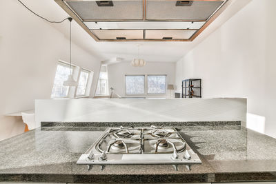 Interior of kitchen in modern home