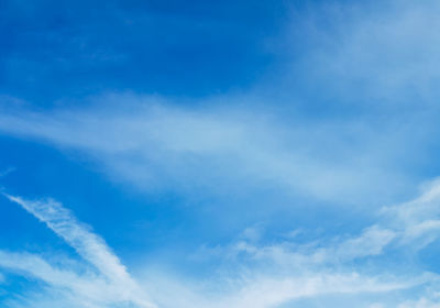 Low angle view of clouds in sky