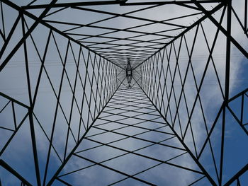 Low angle view of bridge against sky