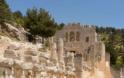 Old ruins of building