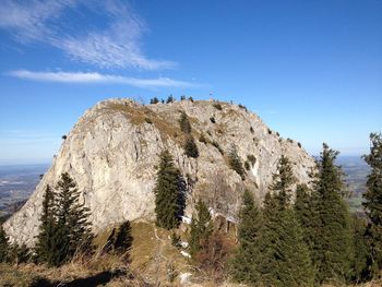 Panoramic shot of land against sky