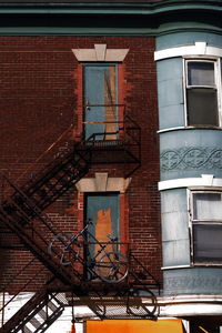 Low angle view of house