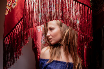 Portrait of a beautiful young woman