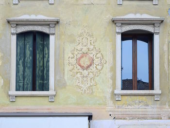 Close-up of closed door