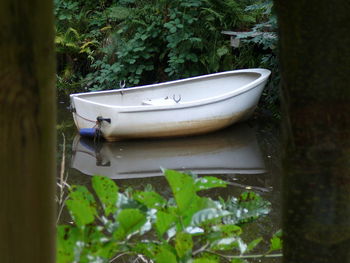 Boats in river