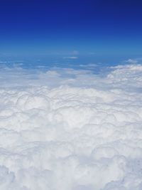 Aerial view of cloudscape